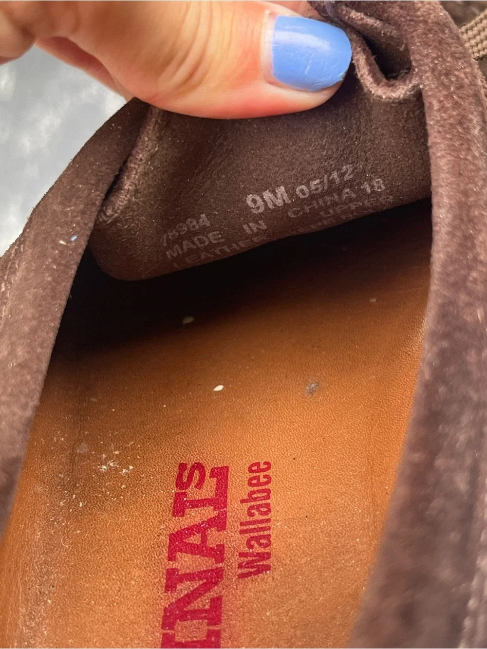 Clarks Originals Wallabee shoes women’s size 9